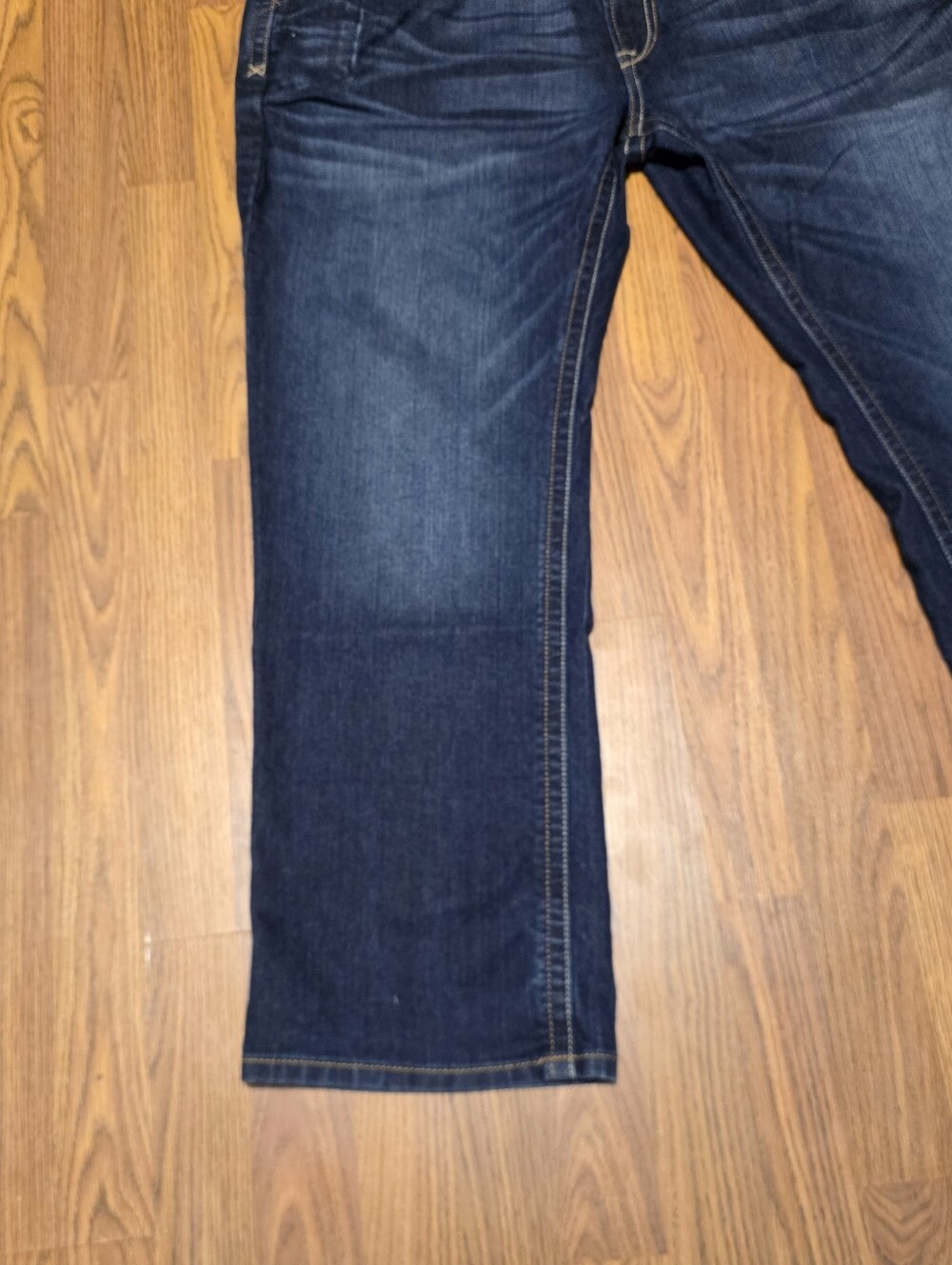 Ariat Men's M4 Dark Blue Straight Leg Jeans - Picture 3 of 12